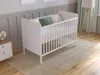 Babybett Beistellbett 120x60 cm mit Matratze,Gitterbett Produktbild-Vorschau 2