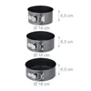 Relaxdays Springform Set, 3 runde Backformen, Ø 14, 16, 18 Produktbild-Vorschau 4