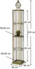 DanDiBo Rosensäule Rosenturm Rankhilfe Metall 230 cm Produktbild-Vorschau 2