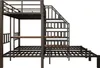 Metall-Etagenbett 90x200 cm mit Schreibtisch Regaltreppe Produktbild-Vorschau 15