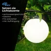 LED Kugelleuchte Ø 30 cm Akku RGB-Farbwechsel IP54 Garten Produktbild-Vorschau 5