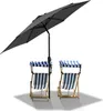 Aopunly Parasol rond,Manivelle Pliable Fer Parasol de Voir les images du produit 1