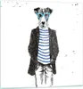 Bilder auf glas - Hund Abstraktion - 30x30cm - Glasbilder - Produktbild-Vorschau 1