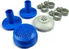 A collection of pool filter parts arranged on a white background. Produktbild-Vorschau