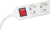 Gniazdo 3-gniazdkowe z wyłącznikiem - kabel 1,5 m - białe - Podgląd zdjęcia produktu 3
