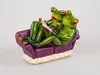 Formano lustige Frösche Figur Froschpaar auf Couch mit Buch Produktbild-Vorschau 1