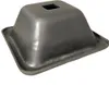 Palettenfüße aus Weichstahl, 127 mm x 127 mm x 54 mm hoch, Produktbild-Vorschau 2