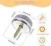 40 Filzgleiter Schrauben 22 mm Stuhlgleiter Filz Nagel Produktbild-Vorschau 2