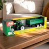 Malplay Tracteur rouge jouet avec remorque amovible, Voir les images du produit 3
