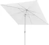 Sonnenschirm 3x3m quadratisch weiß Garten Balkon knickbar Produktbild-Vorschau 1