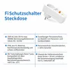 E40C FI-Schutzschalter Steckdose 16A Personenschutzadapter Produktbild-Vorschau 4