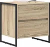 vidaXL Stolik nocny Sonoma 50 x 39,5 x 50 cm materiał Podgląd zdjęcia produktu 2