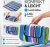 DETEX® Picknickdecke Campingdecke XXL 200x200 cm Produktbild-Vorschau 5