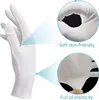 12 Paar Weiße Handschuhe Baumwolle Weiche Produktbild-Vorschau 2
