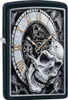 Zippo Totenkopf-Uhr | 29854 | Black Matte | Benzin | Produktbild-Vorschau 1