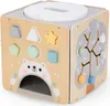Grand cube d'activité en bois avec boucle de motricité et Voir les images du produit 3