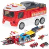 Interactieve brandweerwagen 2-in-1: garage en Productafbeelding-voorbeeld 11
