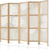 A five-panel room divider with a floral design. Voir les images du produit