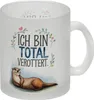 Niedlicher Otter Total verottert Glas Tasse Produktbild-Vorschau 1