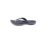 A single navy blue Crocs Crocband Flip sandal is shown from the side against a white background. Produktbild-Vorschau