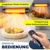 KESSER® Infrarotstrahler 2500W Infrarot Heizstrahler mit Produktbild-Vorschau 5