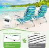 KOMFOTTEU Składane krzesło plażowe, krzesło kempingowe z Podgląd zdjęcia produktu 6