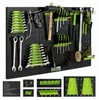 Werkzeugwand 120 x 60 cm 17 tlg. Set Metall Lochwand Produktbild-Vorschau 1