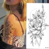 6 Teile/los 3D Realistische Große Schwarze Rose Blume Produktbild-Vorschau 4
