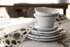 Clayre & Eef Assiette à déjeuner Ø 21 cm Blanc Céramique Voir les images du produit 4
