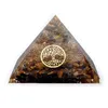 Pyramída tigrieho oka so stromom života - 7x7x6cm Náhľad obrázku produktu 2