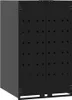 vidaXL Mülltonnenbox für 1 Tonne Schwarz 69x79x117 cm Stahl Produktbild-Vorschau 1