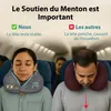 FLOWZOOM COMFY Coussin de voyage memory foam 360°, gris Voir les images du produit 3