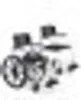 Dusch- und Toilettenrollstuhl McWet, 24"Zoll,feste Achse Produktbild-Vorschau 2