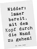 Mr. & Mrs. Panda bildkarte Spruch Widder Power - Weiß - Produktbild-Vorschau 1