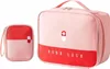 Two pink and red medical bags are shown against a white background. The larger bag has the words "GOOD LUCK" printed on it in white letters. Náhľad obrázku produktu