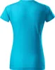 Einfaches Damen-T-Shirt, 100% Baumwolle, unbedruckt, Produktbild-Vorschau 5