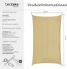 markýza tectake® Sunny v různých velikostech, HDPE s Náhled obrázku produktu 5