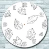 Wanduhr aus Glas Rund fi 30 Polygonale Formen Quarz Deko Produktbild-Vorschau 1