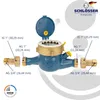 Hauswasserzähler Baulänge 190 mm, inkl Verschraubungen 1 Produktbild-Vorschau 5