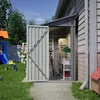 GIHAUVIA Metall Gerätehaus Pultdach Fundament Produktbild-Vorschau 11