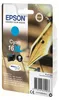 The image shows the packaging of an Epson Cyan ink cartridge. Anteprima dell’immagine prodotto