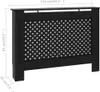 vidaXL Heizkörperverkleidung Schwarz 112x19x81,5 cm MDF Produktbild-Vorschau 12
