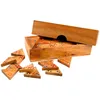 Philos Holz Dreieck Domino Spiel in Aufbewahrungsbox - Produktbild-Vorschau 1