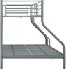 vidaXL Rám patrové postele Grey Metal 140x200 cm/90x200 cm Náhled obrázku produktu 3