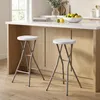 COSTWAY 2er Barhocker mit Tragegriff, Klapphocker bis Produktbild-Vorschau 2