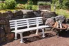 Gartenbank Blome Sylt Kunststoff 3-Sitzer weiß Produktbild-Vorschau 2