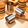 12 Stück Kuchenringe, Edelstahl-Kuchen-Dessert-Backzubehör, Produktbild-Vorschau 7