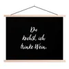 MuchoWow® Textilposter Du kochst, ich trinke Wein - Produktbild-Vorschau 1