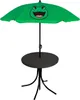 4tlg Kinder Campingmöbel Set Frosch Campingstuhl Tisch Sonnenschirm Produktbild-Vorschau