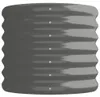vidaXL Hochbeet Verzinkter Stahl 114x40x36 cm Grau Produktbild-Vorschau 4